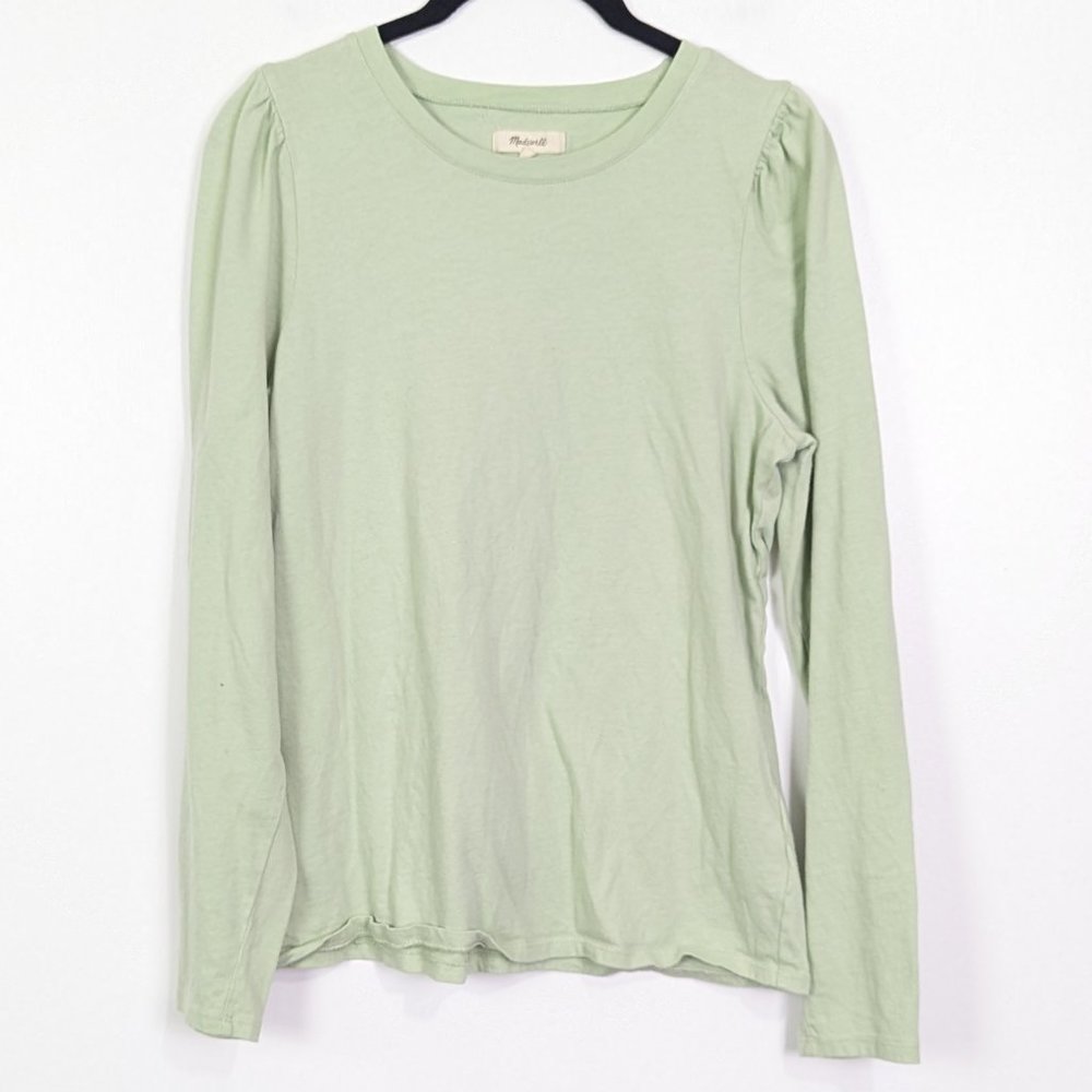 Madewell (Re)sourced Cotton Puff-Sleeve Tee Size M
